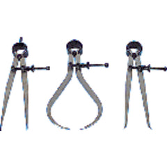 Kit Contains: 6″ Divider, 6″ Inside Caliper, 6″ Outside Caliper, 6″ E/M Pocket Rule, 5″ Vernier Caliper-5 Piece Technical Measuring Set - Exact Tool & Supply