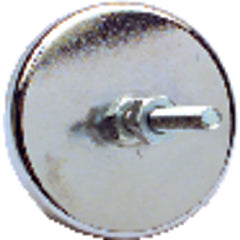 Low Profile Cup Magnet w/Bolts - 1.41″ Diameter Round; 42.5 lbs Holding Capacity - Exact Tool & Supply