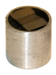 Rare Earth Two-Pole Magnet - 3/4'' Diameter Round; 36 lbs Holding Capacity - Exact Tool & Supply