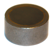 Rare Earth Pot Magnet - 1-1/4'' Diameter Round; 40 lbs Holding Capacity - Exact Tool & Supply