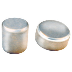 Rare Earth Magnet Material (Nickel) - 1/2″ Diameter Round; 22.4 lbs Holding Capacity - Exact Tool & Supply