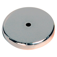 Low Profile Cup Magnet - 1 7/32″ Diameter Round; 35 lbs Holding Capacity - Exact Tool & Supply