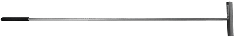 Long Reach Magnetic Retriever - Rectangular - 39.5'' Length; 1-3/8 x 6" Magnet Size; 28 lbs Holding Capacity - Exact Tool & Supply
