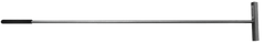 Long Reach Magnetic Retriever - Rectangular - 39.5'' Length; 1-3/8 x 6" Magnet Size; 28 lbs Holding Capacity - Exact Tool & Supply