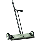 Mag-Mate - Permanent Ceramic Self Cleaning Magnetic floor and Shop sweeper. 24" wide - Exact Tool & Supply