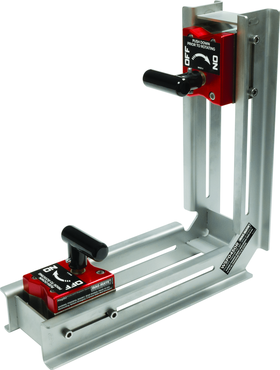 On/Off Rare Earth Permanent Magnetic 90ÁæWelding Angle 450 lbs Holding Force - Exact Tool & Supply