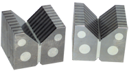 Magnetic Chuck V-Blocks (Set of 2) - Exact Tool & Supply