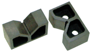 #VEB7 - 7 x 4-1/2 x 3'' - Cast Iron V-Block - Exact Tool & Supply