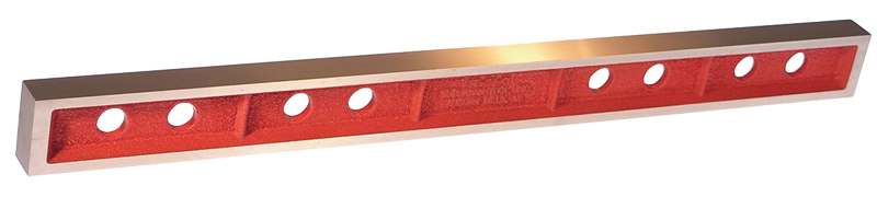 #SE24CI - 24'' Long x 1'' Wide x 2'' Thick - Tool Cast Iron Straight Edge - Exact Tool & Supply