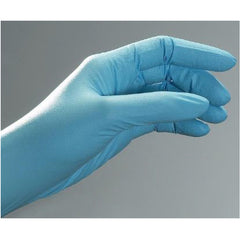 Large Blue Nitrile 4.5 mil Disposable Gloves (Box/100) - Exact Tool & Supply