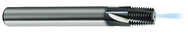 1/4-18 4FL Carbide Thread Mill NPTF Tap-Coolant Thru-TiCN - Exact Tool & Supply