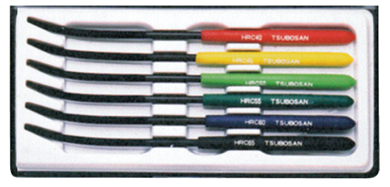 #FHC6 Hardness Testing Files-6 Piece Set - Hardness Tester Accessory - Exact Tool & Supply