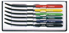 #FHC6 Hardness Testing Files-6 Piece Set - Hardness Tester Accessory - Exact Tool & Supply