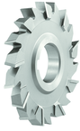 6 x 1/2 x 1-1/4 - HSS-T15 - Staggered Tooth Milling Cutter - 30T - TiAlN Coated - Exact Tool & Supply