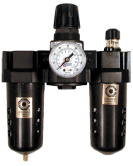 #27FRL4-G - 1/2 NPT - Modular Series Standard Filter-Regulator-Lubricator - Exact Tool & Supply