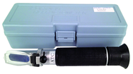 Refractometer with carring case 0-10 Brix Scale; includes case & sampler - Exact Tool & Supply