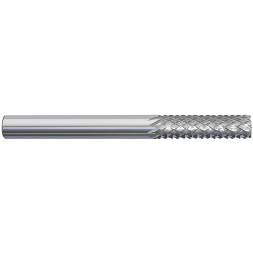 ‎1/16 × 3/16 × 1/8 × 1-1/2 Solid Carbide Router - No End Cut - Exact Tool & Supply