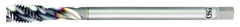 M6X0.5X125 D3 3FL SP FL TAP TICN - Exact Tool & Supply