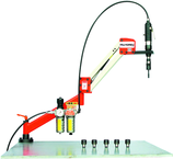 Quick-Tap Pneumatic Tapping machine 43" reach - 400 rpm - Exact Tool & Supply