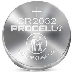 ‎PC2032 3V Lithium Coin Batteries-Priced per Sheet of 5 - 4 Sheets Min. (20 Batteries) - Exact Tool & Supply