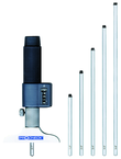 Mechanical Digital Depth Micrometer - 0-6" Range - 4" Base - .001" Graduation - Exact Tool & Supply