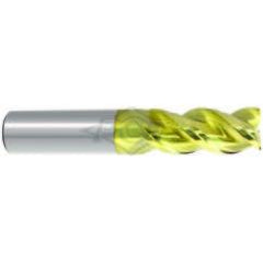 1 x 1 x 1-1/2 x 4 3 Flute Carbide End Mill-DLC - Exact Tool & Supply