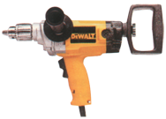 #DW130V - 9.0 No Load Amps - 0 - 550 RPM - 1/2'' Keyed Chuck - D-Handle Reversing Drill - Exact Tool & Supply
