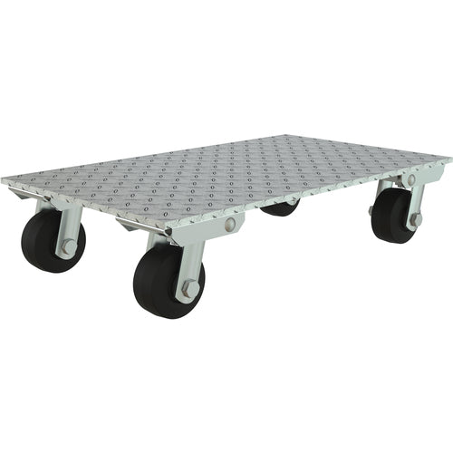Alum Dolly Rubber Wheels 16 × 27 - Exact Tool & Supply