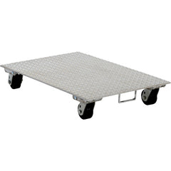 Alum Dolly W/Rubber Wheels/Handle 24 × 36 - Exact Tool & Supply