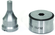 PDH7/16; 7/16" Hex Punch & Die Set - Exact Tool & Supply