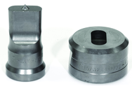 PDOB3/8X3/4; 3/8 x 3/4" Oblong Punch & Die Set - Exact Tool & Supply