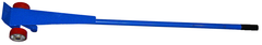 7' Steel Handle Prylever Bar - Usable nose plate 6"W x 3"L - Powder coat blue finish - Capacity 5,000 lbs - Exact Tool & Supply