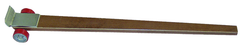 6' Wood Handle Prylever Bar - Usable nose plate 6"W x 3"L - Capacity 4,250 lbs - Exact Tool & Supply