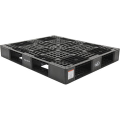 Black Plastic Pallet 6600 lb 48 × 40 - Exact Tool & Supply