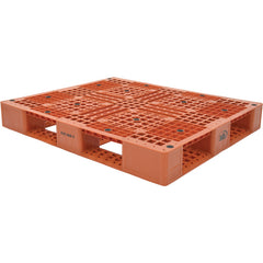 ‎Orange Plastic Pallet 6600 lb-48 × 40 - Exact Tool & Supply