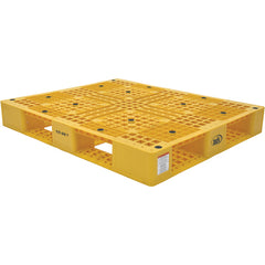 Yellow Plastic Pallet 8000 lb 47 3/8 × 39 3/8 - Exact Tool & Supply
