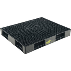 Black Plastic Pallet 8800 lb 47 × 40 - Exact Tool & Supply