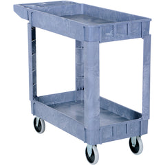 Plastic Utility Cart 2 Shelves 17.5 × 31 - Exact Tool & Supply