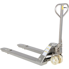 Stainless Steel Frame Pallet Truck 27 × 48 - Exact Tool & Supply