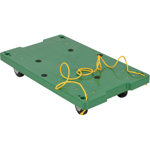 Plastic Dolly W/Pull Rope 30 × 18″ 500lb - Exact Tool & Supply