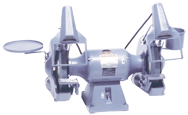 Bench Grinder-Deluxe - #1022WD; 10 x 1 x 7/8'' Wheel Size; 1HP; 1PH; 115/230V Motor - Exact Tool & Supply