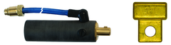 DI-917F Dinse Machine Plug With In-Line Hole - Exact Tool & Supply