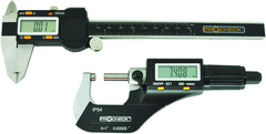 Digital Machinist Kit 0-6" Caliper with 0-1" IP54 Micrometer - Exact Tool & Supply