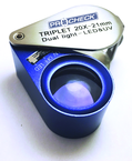 20X MIGNIFIER W LED/UV - Exact Tool & Supply
