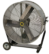 36" Portable Tilting Mancooler Fan 1/2 HP - Exact Tool & Supply