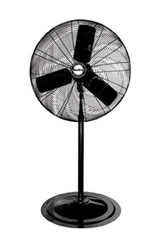 24" Oscillating Pedestal (90° oscillation; 3-speed; 1/3 HP; 120V - Exact Tool & Supply