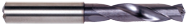 10.50 Dia. - 102.00 OALTiAlN Coated-Carbide-Short Length High Performance Drill-Coolant Fed - Exact Tool & Supply