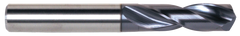 1/8 Dia. - 62mm OAL-TiAlN Coated-Carbide-Short Length High Performance Drill - Exact Tool & Supply