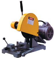 Abrasive Cut-Off Saw-Floor Swivel Vise - #K10S-1; Takes 10" x 5/8 Hole Wheel (Not Included); 3HP; 1PH Motor - Exact Tool & Supply