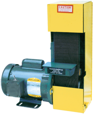 Belt Sander-with Dust Collector & Stand - #S4SV; 4 x 36'' Belt; 1/2HP; 1PH Motor - Exact Tool & Supply